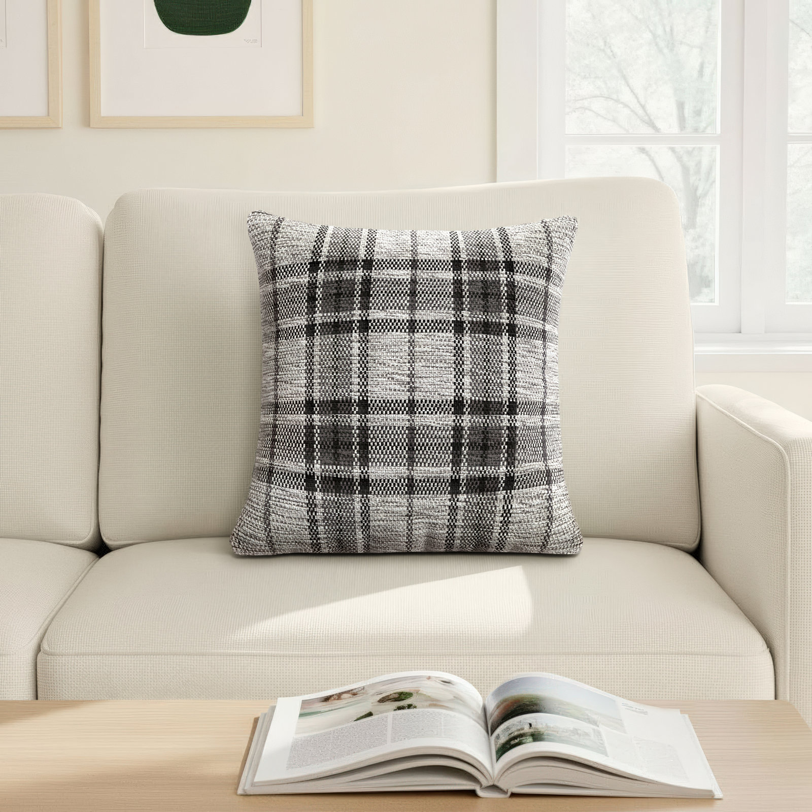 Carillon 22" x 22" Cotton Pillow Cover, 22" x 22"