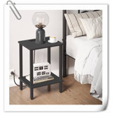 Mareshah 15'' W Metal Nightstand