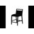 Skylar Upholstered Black Counter Stool-1467439909