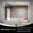 48" X 36" LED Bathroom Mirror With Dimmable Light Anti-Fog Lighted Vanity Mirror With 3 Color Modes, IP44 Waterproof Horizontal/Vertical Mount-1738328648