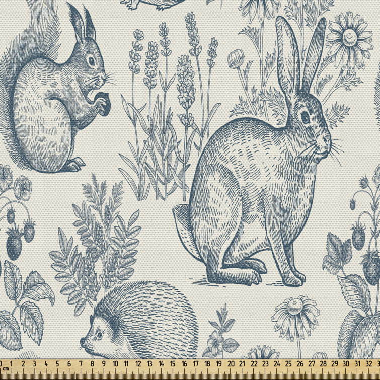 Sleeping Bunnies Fabric, Wallpaper and Home Decor