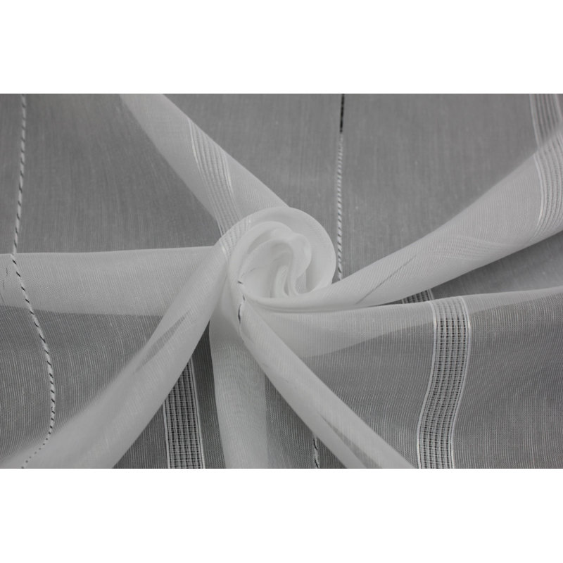 Kamala Semi Sheer Curtain Single Panel, 600 W x 245 D cm