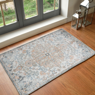 Reagyn Rectangle Oriental Washable Area Rug