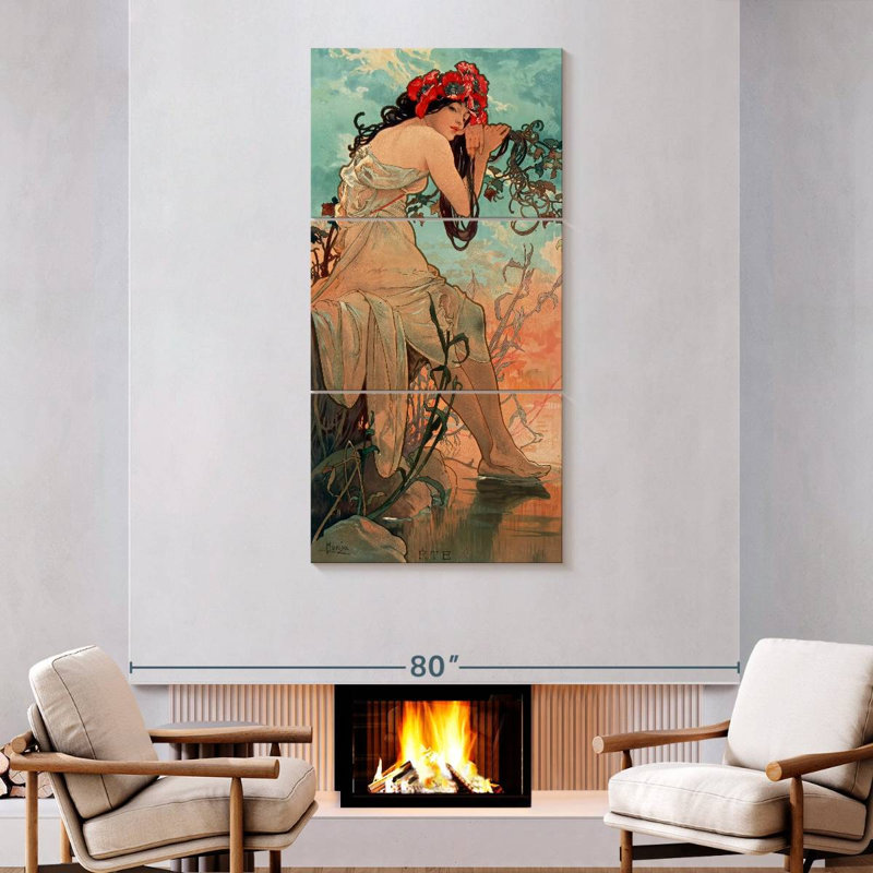 Summer 1896, 75" H x 36" W
