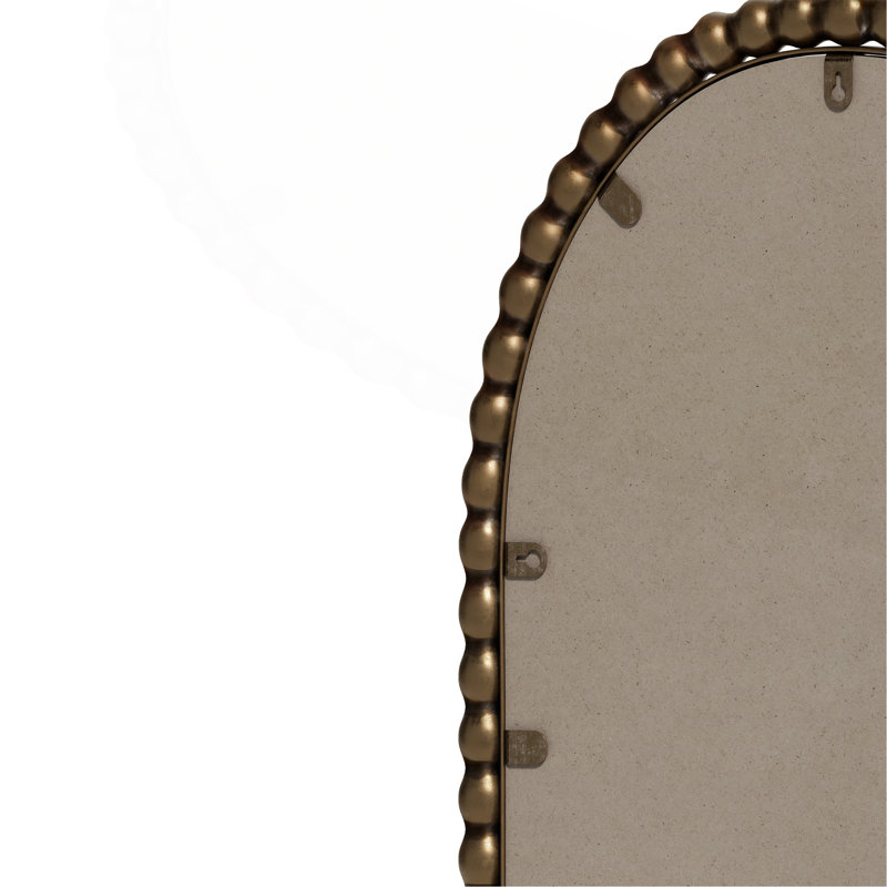 Miroir rétro Iron Art, Doré