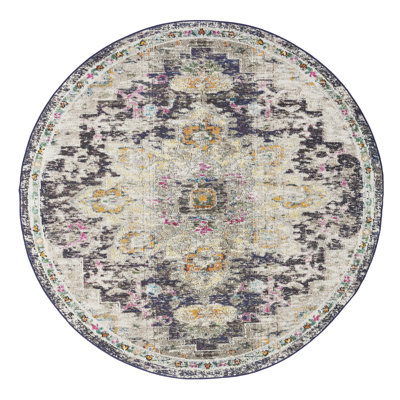 Felty Oriental Black/Gold Area Rug