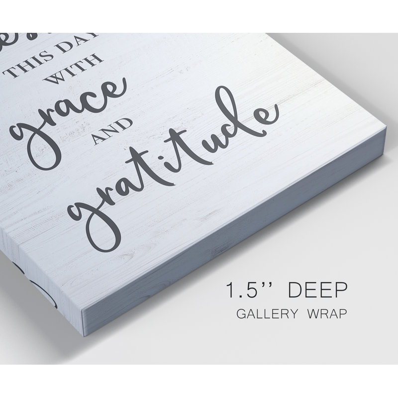 «Bless this Day», ensemble de 2 reproductions d'art textuel, Pas de tapis, H 32 po x l 48 po x P 1 po, Toile tendue