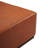 Brown Multifunctional PU Leather Ottoman With Rubber Solid Wood Legs