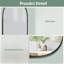 Arched Vanity/Bathroom Mirror with Aluminum Frame & Shatterproof Glass-114726737-114726738