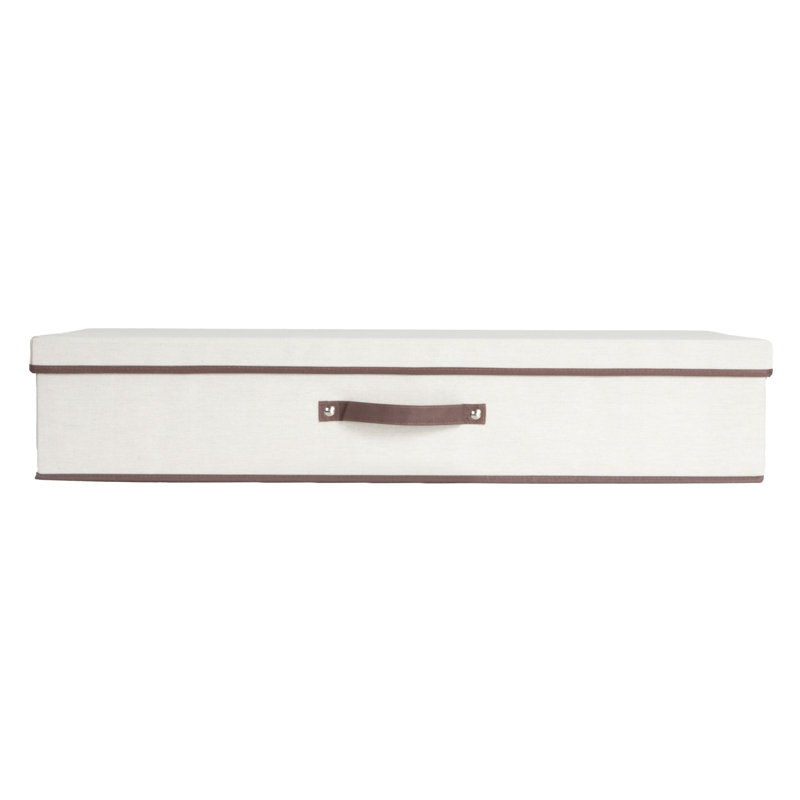 Organisateur de papier cadeau avec couvercle Maye, Naturel / brun