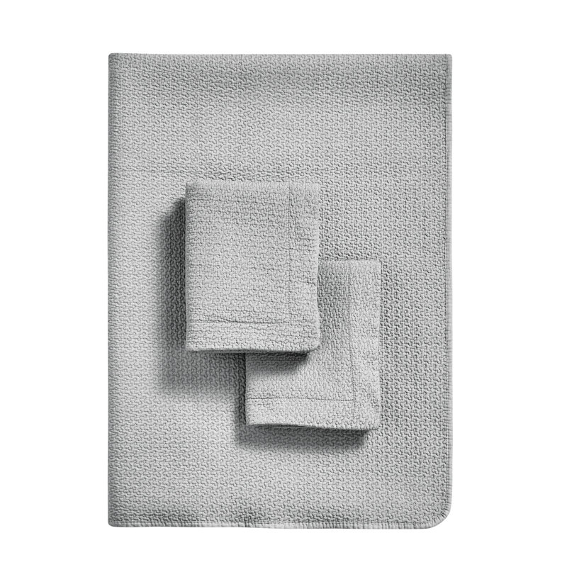 Polyester Quilt, King Quilt + 2 King Shams, Taupe