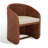Pegan 21 inches W Linen Barrel Chair