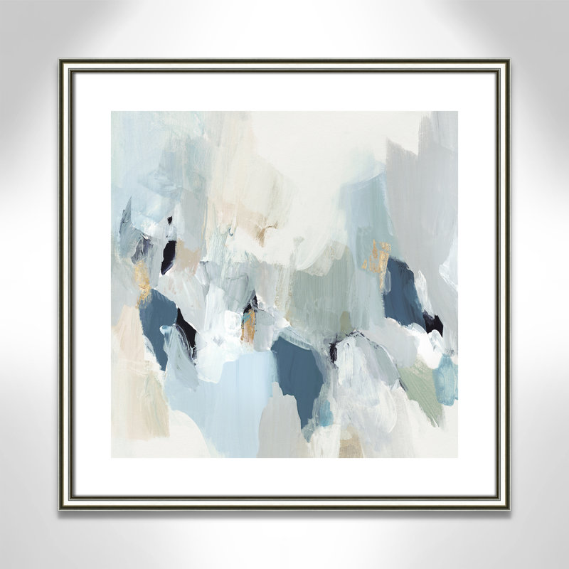 Little Talks " Little Talks II " by Isabelle Z, Silver Framed Paper, 24.75" H x 24.75" W x 0.88" D