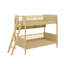 Lit superposé en bois de taille simple, livré avec 3 unités de rangement-2113327266