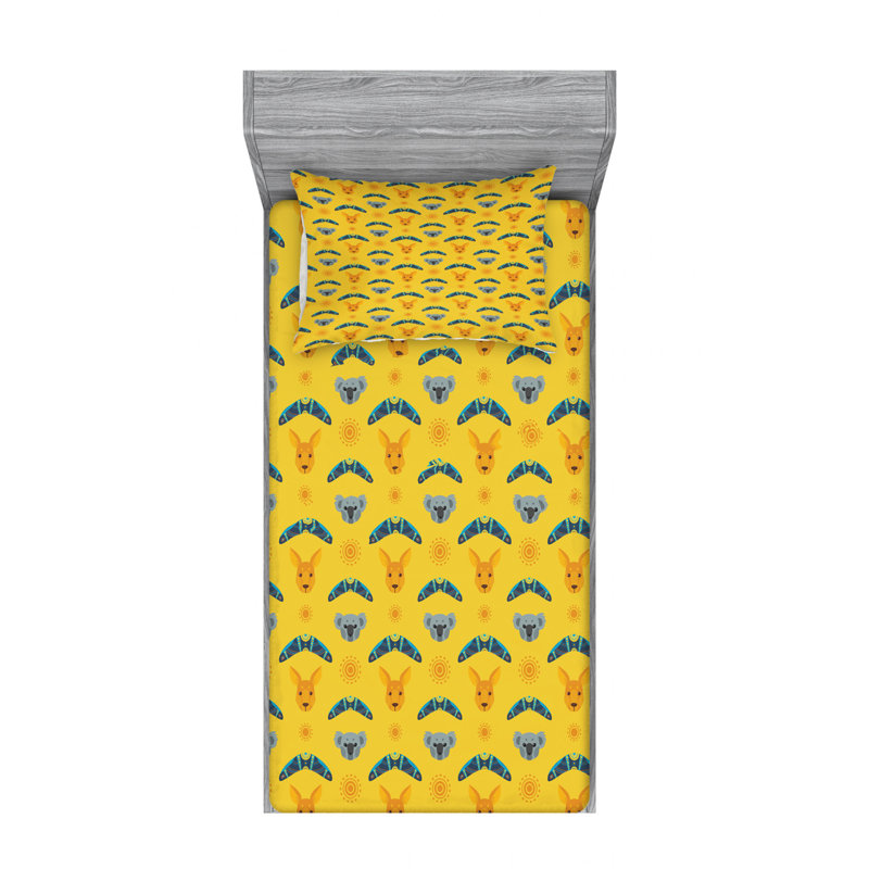 Ensemble de draps en microfibre Kangaroo, Ensemble de draps pour lit simple TG + un drap-hou