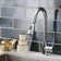 FlowCurve 1.5 in Centerset Touch Free Sensor Kitchen Faucet without Deckplate in Polished Chrome