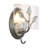 1-Light Vanity Light in with Hammered Water Glass-1213362450