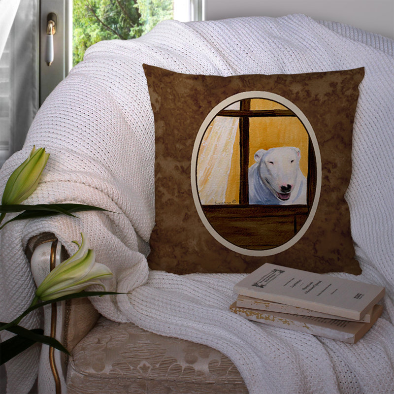 Coussin extérieur brun intérieur/extérieur bull terrier