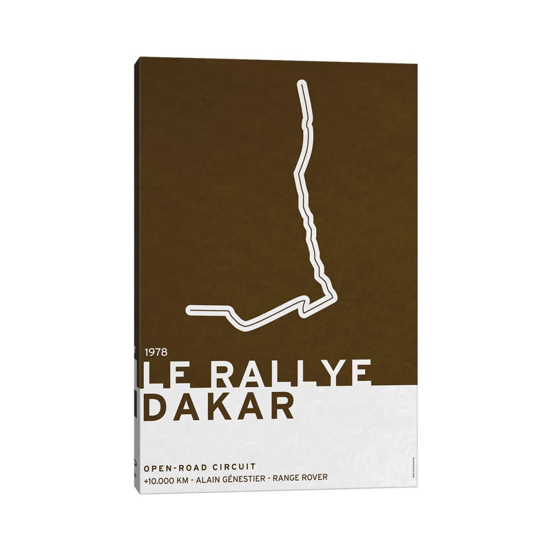 1978 Le Rallye Dakar by Chungkong - Wrapped Canvas Print, 101.6 cm H x 66.04 cm W x 1.91 cm D