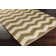 Tapis ivoire en jute fait main à tissage plat chevron Hermine
