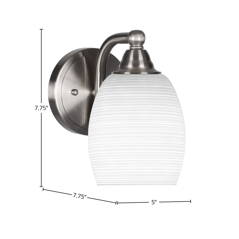 Michell 1-Light Wall Sconce, Brushed Nickel