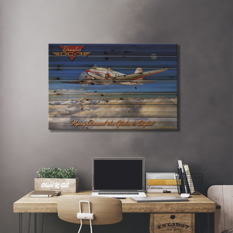 " Dc-3 Airplane " by Larry Grossman