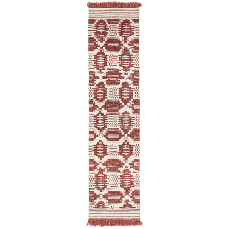 Bovina Geometric Area Rug, Runner 2' x 8'