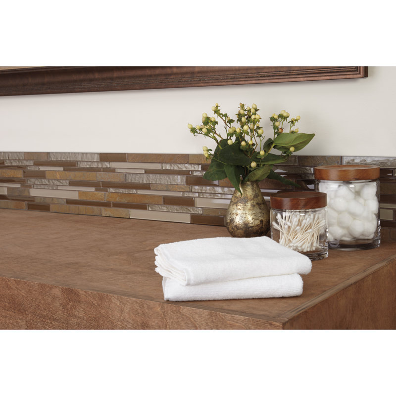 Carrelage mosaïque en verre naturel et aléatoire Itona Tile