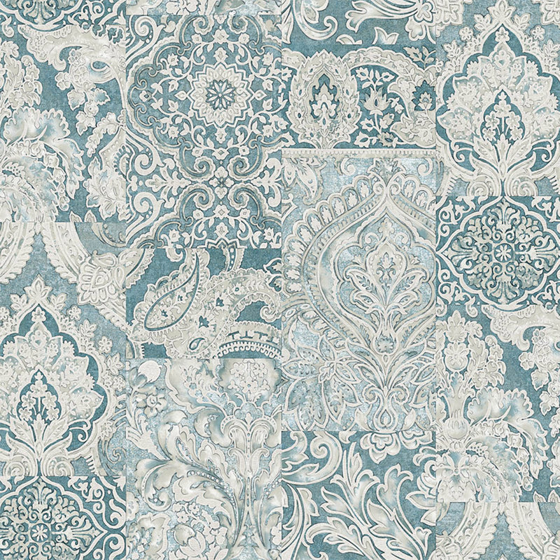 Magarita Patchwork Roll, Blue