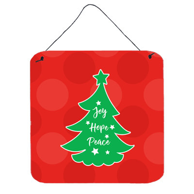 Plaque lustrée arbre de Noël