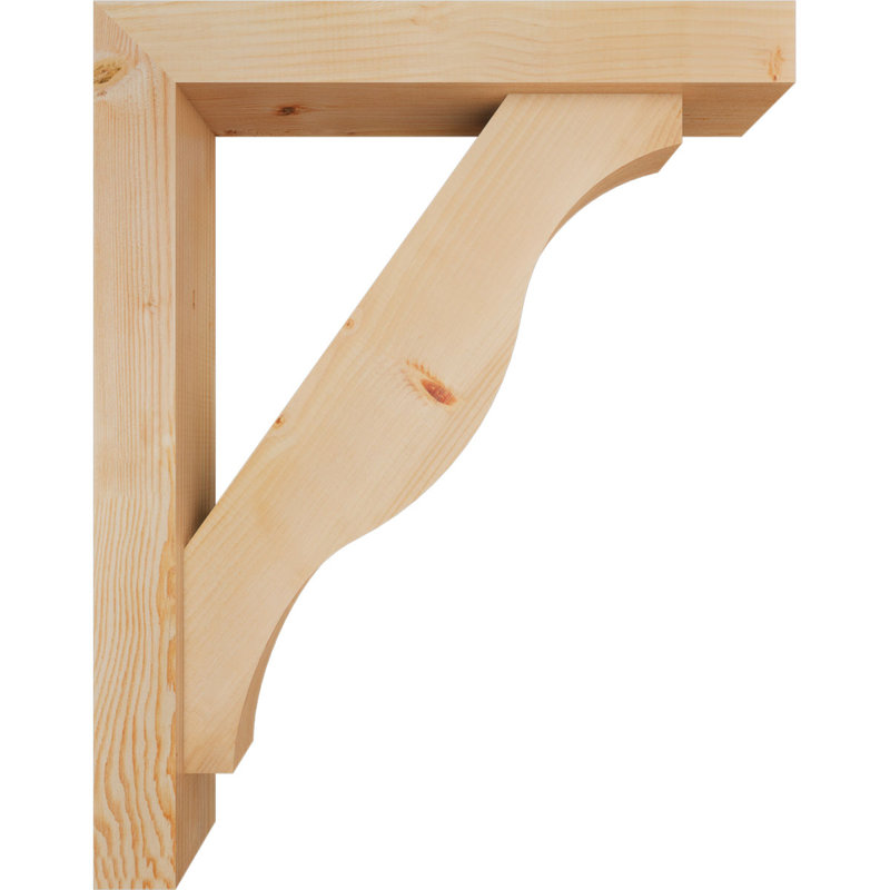 Support Funston Block avec support décalé, 38 x 30, Sapin Douglas de l 5 1/2 po (lisse)