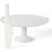 Martha Stewart 12 Inch Fine Ceramic Round Cake Stand With Server in White