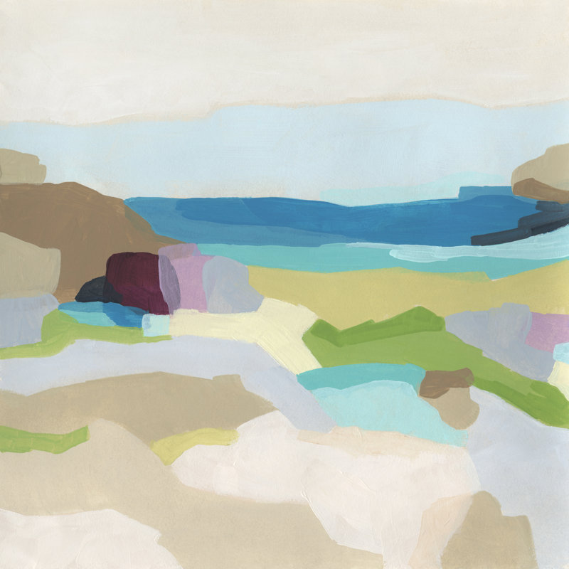 Pebble Valley I by June Erica Vess - Wrapped Canvas Painting, 51cm H x 51cm W