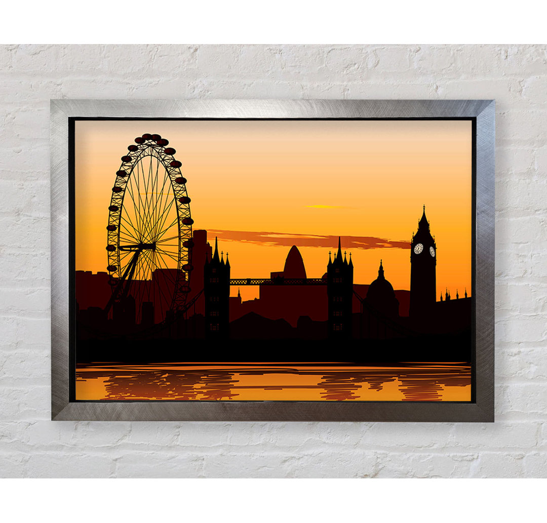 London Morning Reflection Glow - Druck