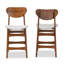 Upholstered Counter Stool with Solid Wood Frame-1208914362