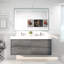 Base de meuble-lavabo mural 60 po avec dessus en acrylique renforcé Noble Moreno-1735985171