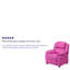 Deluxe Padded Contemporary Kids Recliner with Storage Arms-769426998