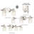 Mercer41 Akoon - 2 Light Bath Vanity In Chrome Finish