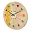 Horloge murale abstraite en bois, horloge décorative moderne - dessin abstrait IV-63891733
