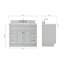 Ensemble de meuble-lavabo simple 43 po Hamlet-60199502