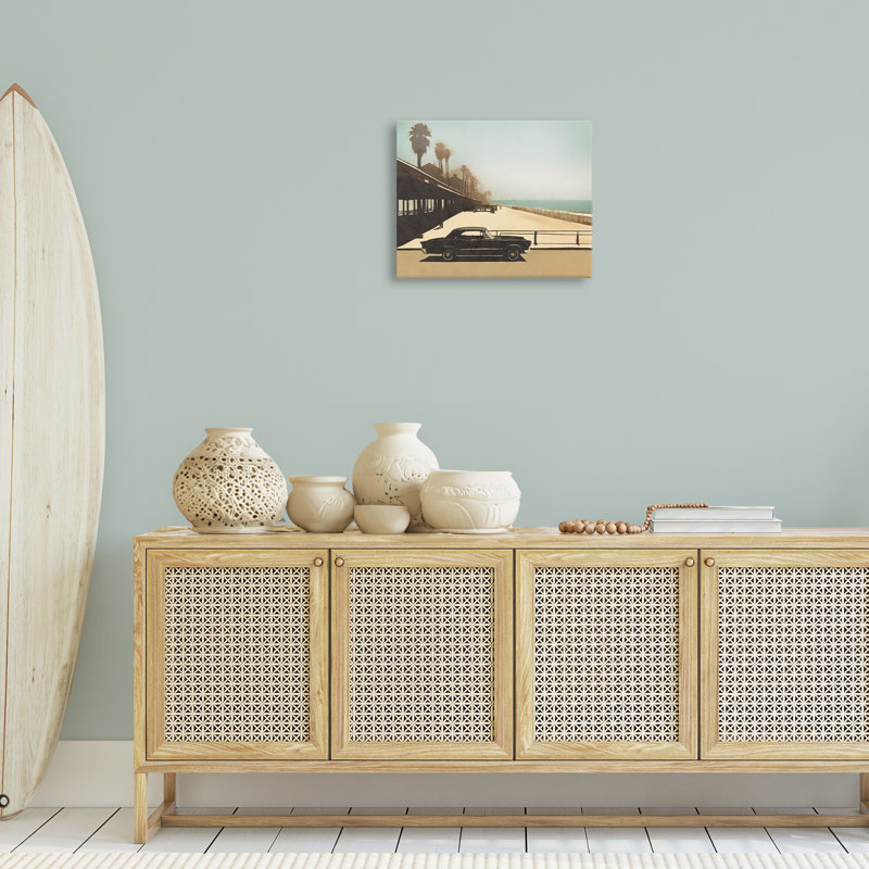 «Under The Pier», art mural classique sur toile par Noah Bay, H 16 po x l 20 po