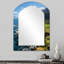 Hawaii Landscape II - Large Arched Wall Mirror On Metal-1972706955