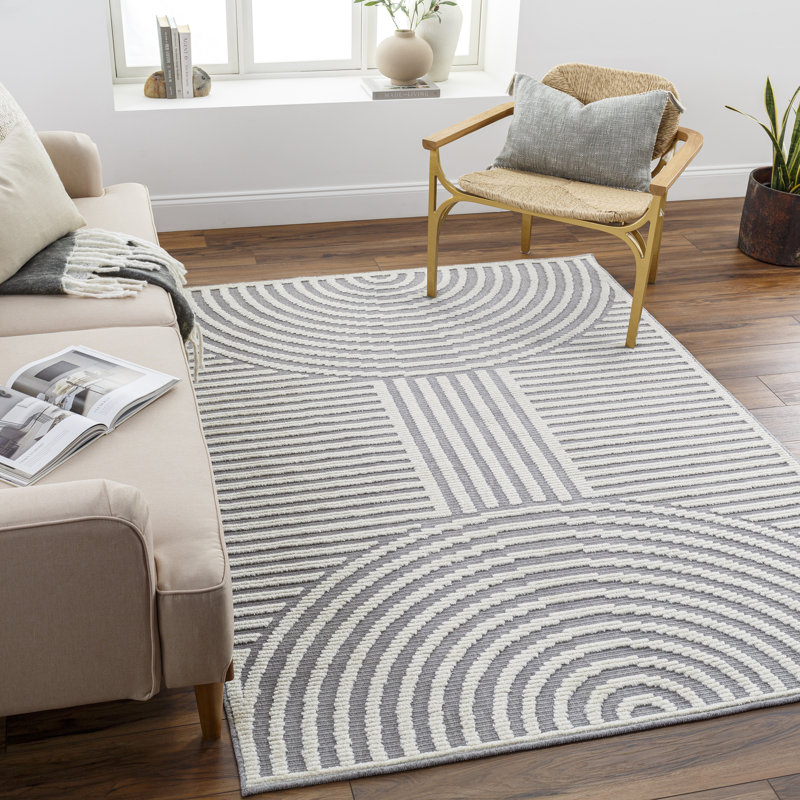 Amiracle Abstract Indoor Rug, Rectangle 5' x 7'2"