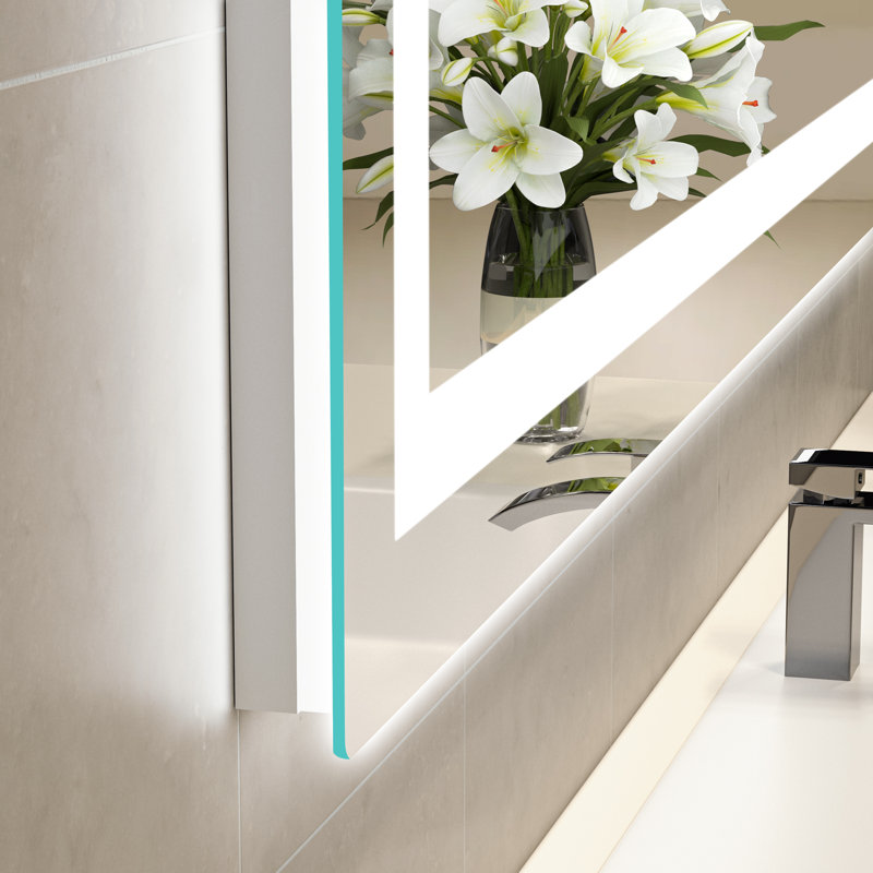 Miroir de salle de bain Keyshauna, 36 po x 24 po