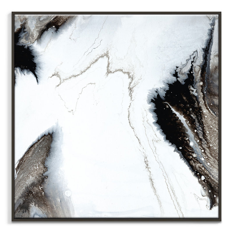 Chalie MacRae - Painting on Canvas, Black, 102cm H x 102cm W