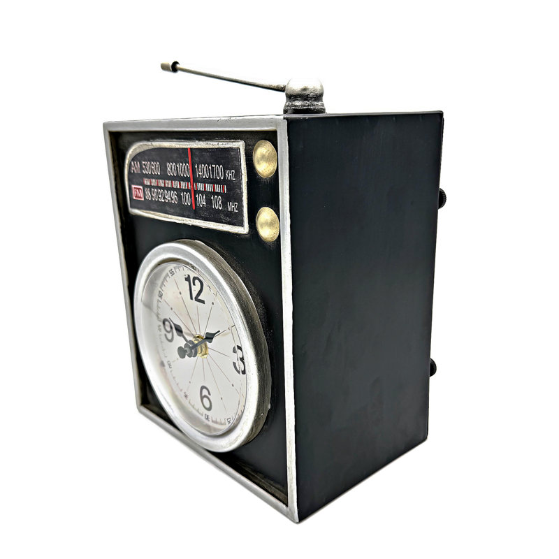 Metal Quartz Movement / Crystal Tabletop Clock