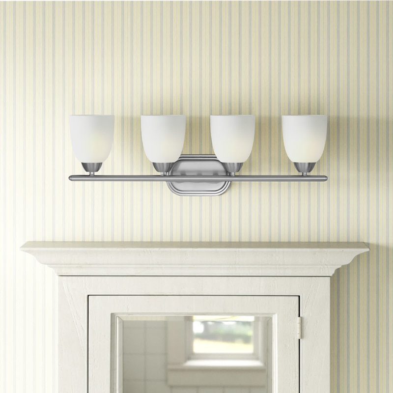 Hayden 4 - Light Vanity Light, Satin Nickel