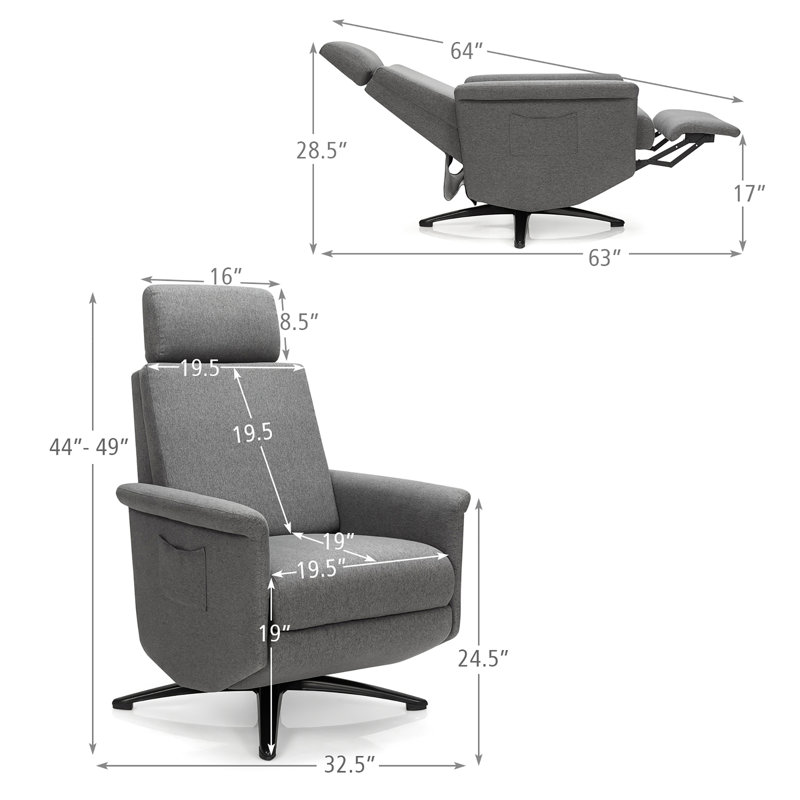 Fauteuil de massage inclinable électrique