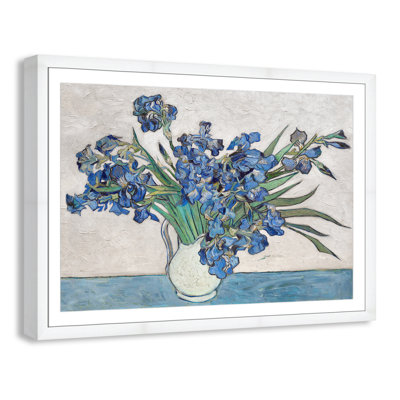 Blue Irises Print by Vincent Van Gogh