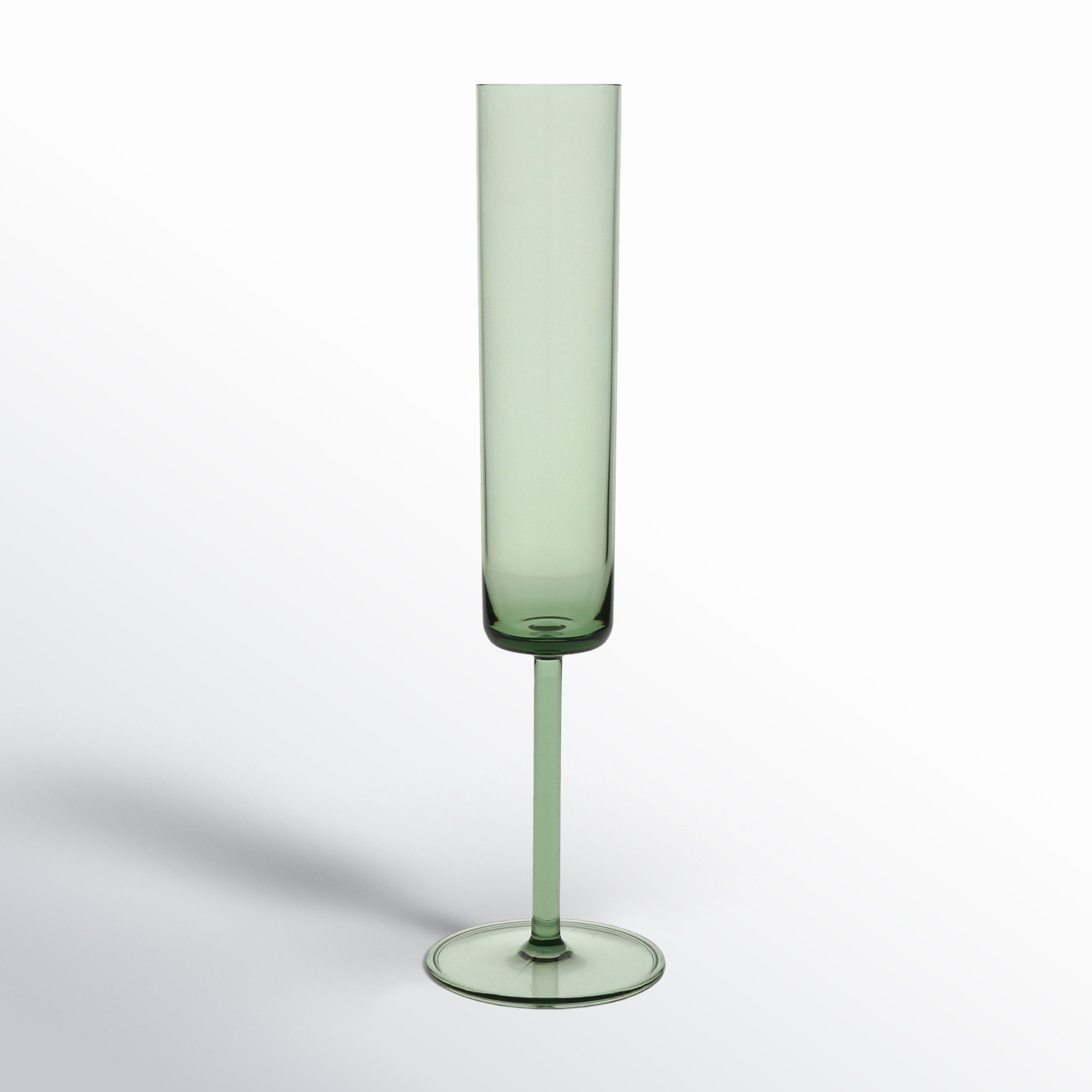 Urbo Champagne Flute, Sage Green